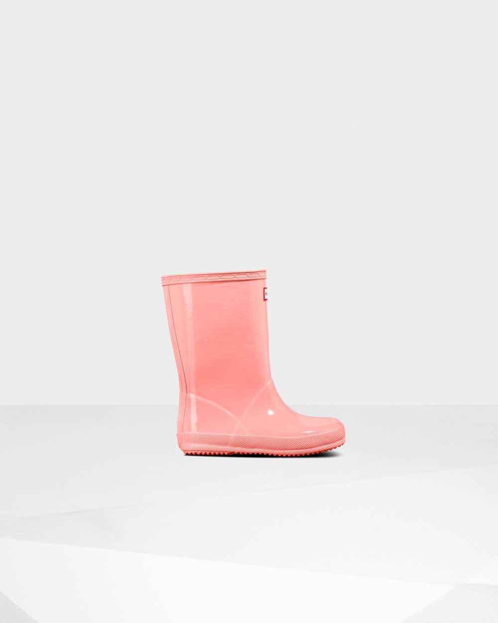 Botas De Agua Niños - Hunter Original First Classic Gloss Rosas - MQXSUW-918 - Rosas